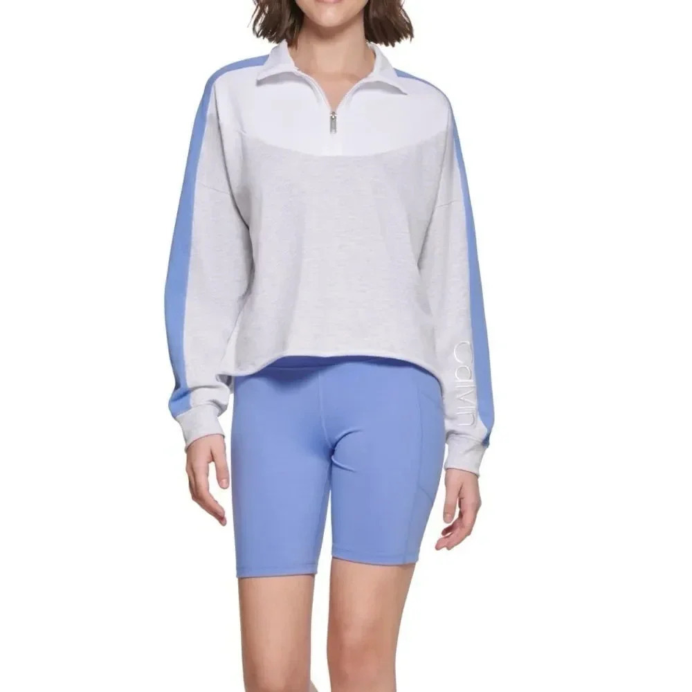 Calvin Klein Performance High Waisted Bike Shorts - Hyacinth M size NWT